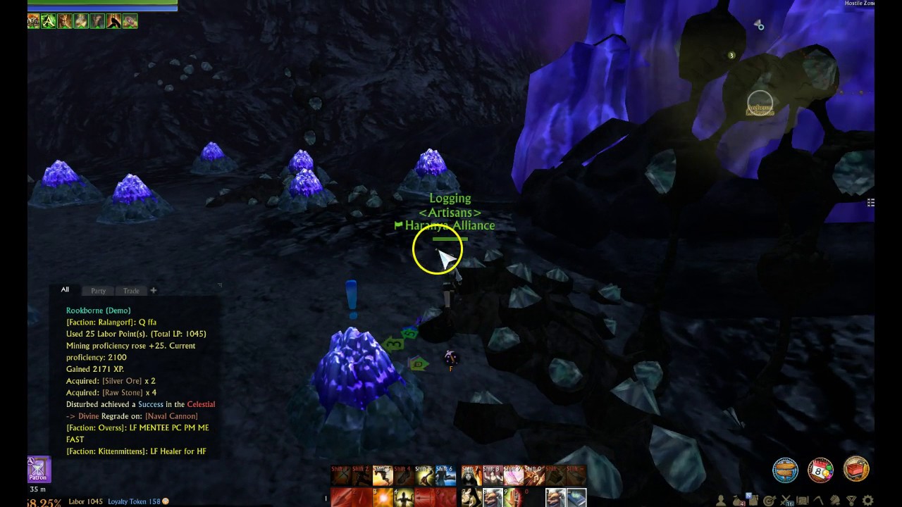 Exeloch Secret Mining cave Silver Gold Copper Archeage