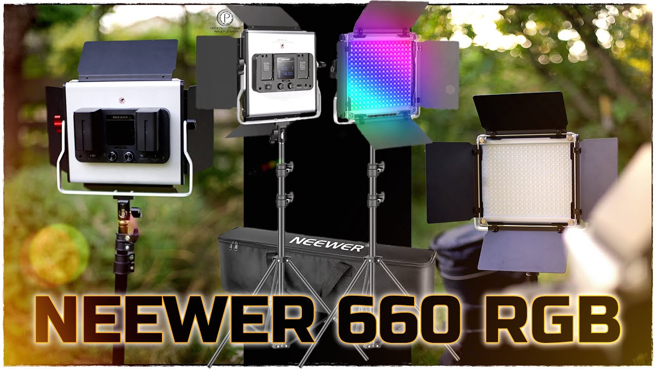 NEEWER 660 RGB Pro - Panneau LED vidéo photo sur batterie et secteur