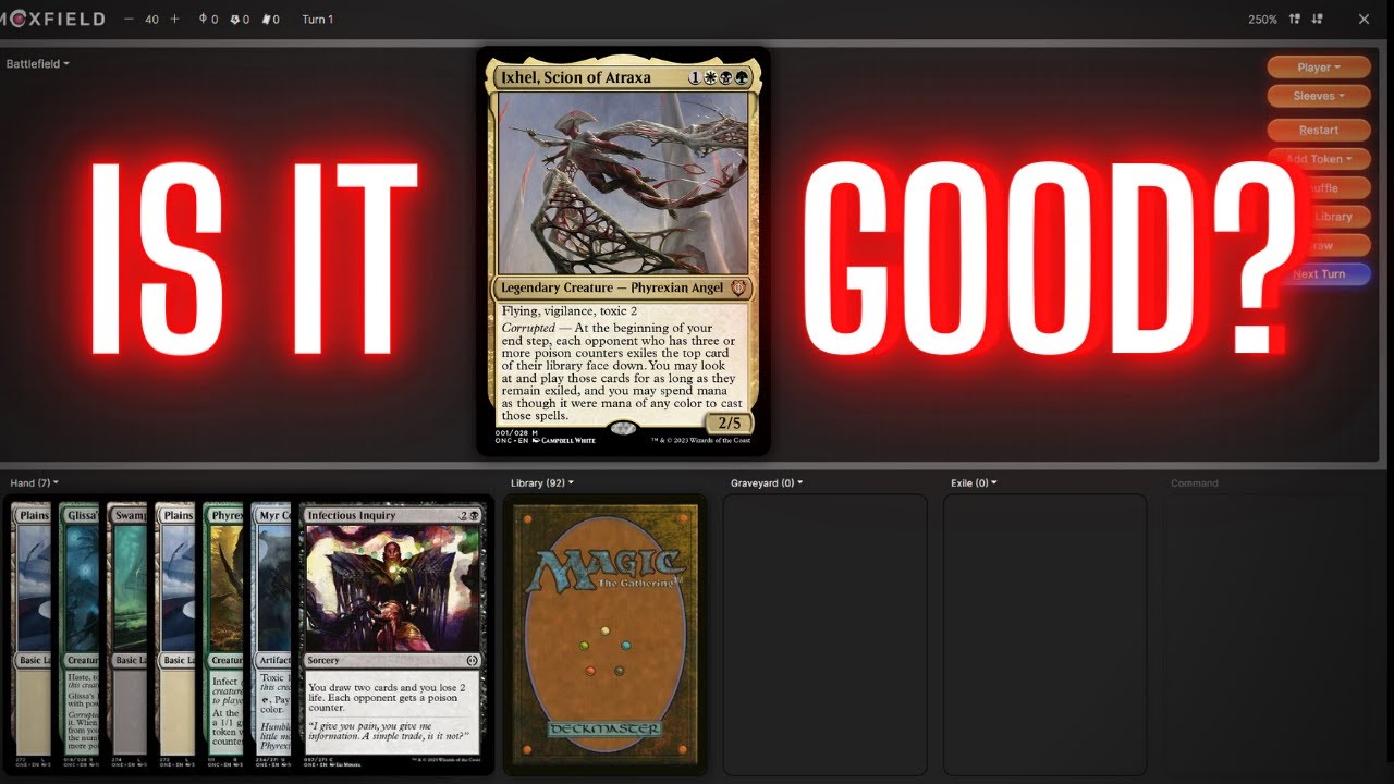 How Does Corrupting Influence Play? Ixhel, Scion of Atraxa Precon Playtest | Commander Deck Review