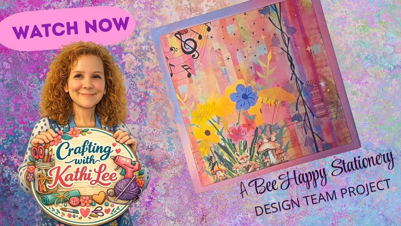 Live Life in Full Bloom Part 2   Bee Happy Stationery Design Team Video
