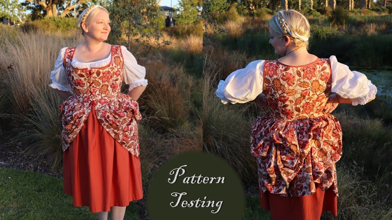 Pattern Testing the Polonaise Dress for Time Capsule Wardrobe by Lina Piprek