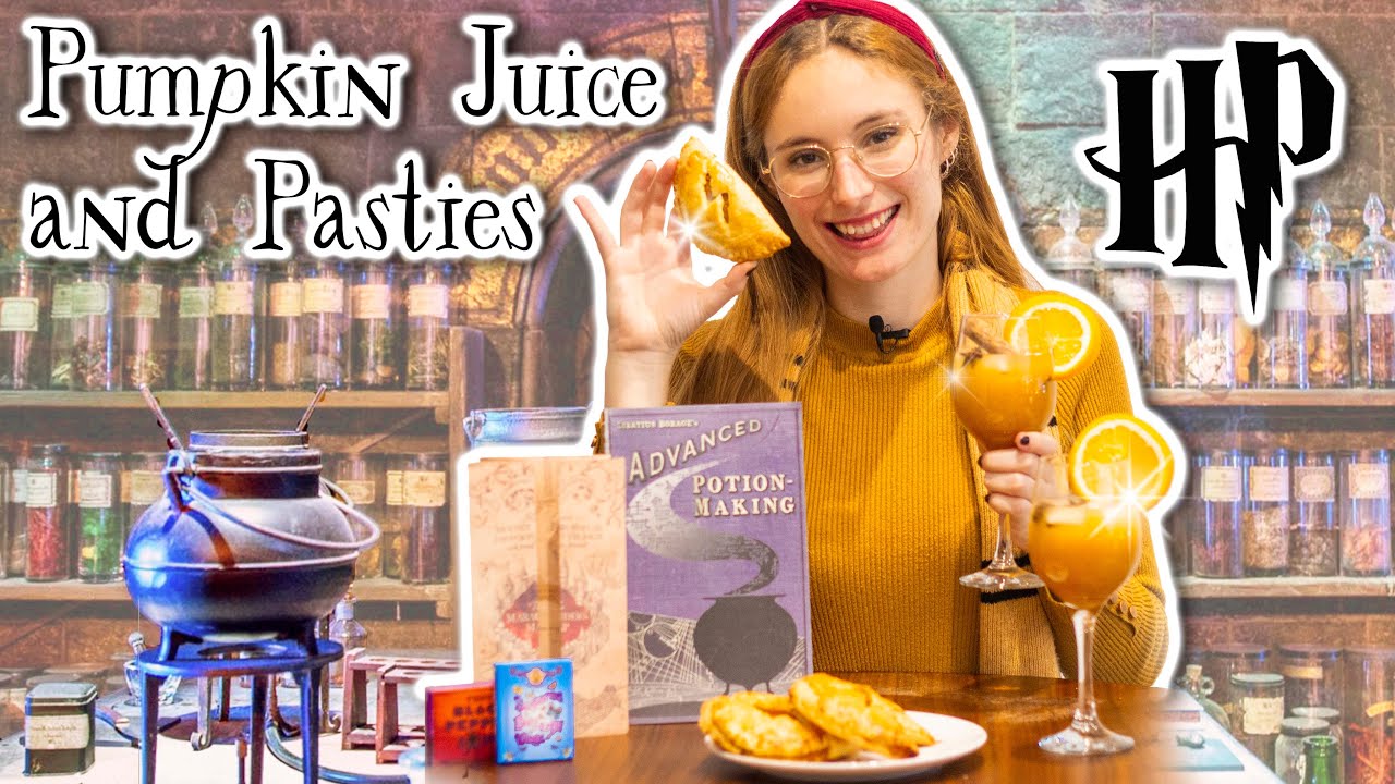 Pumpkin Juice & Pumpkin Pasties | From HARRY POTTER!