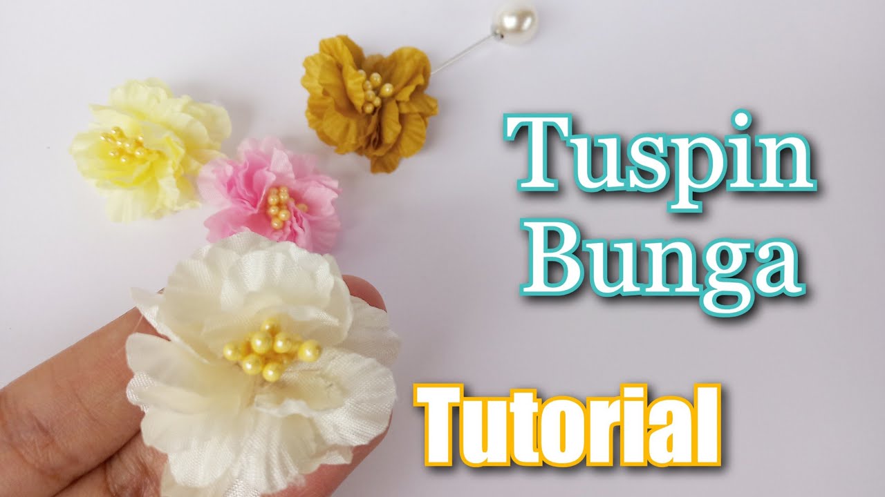 DIY | Membuat Tuspin Handmade | Tuspin Bunga Tutorial