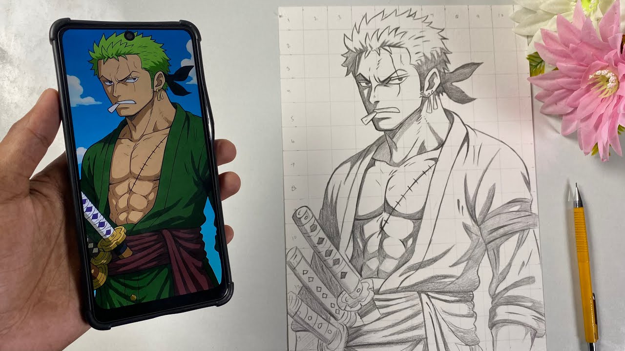 VERY Easy ZORA Drawing Outline | Anime Drawing Tutorial (Black Clover)