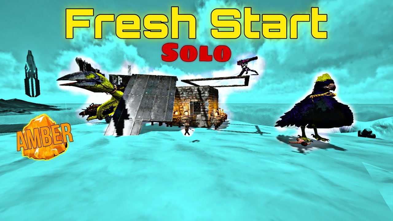 [Ark Mobile PvP] New Fresh Start Solo? Upgrade Base | Épisode 2