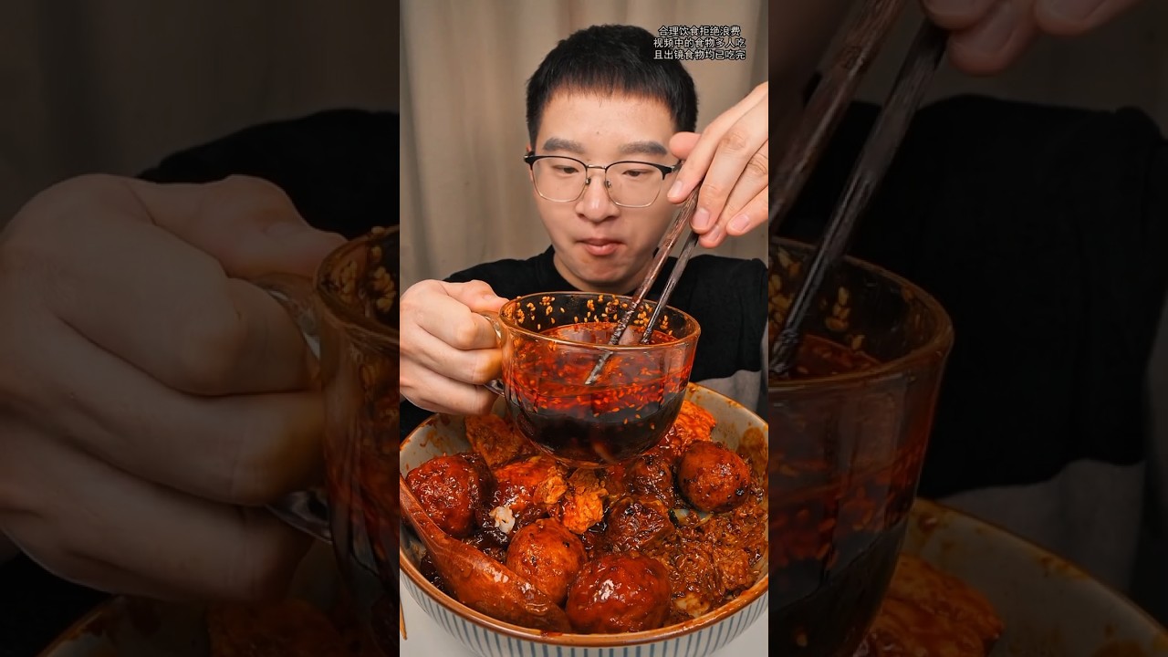 Eating a huge Bowl🤤 #shorts #mukbang #asmr #food #eating #koreanfood #spicy