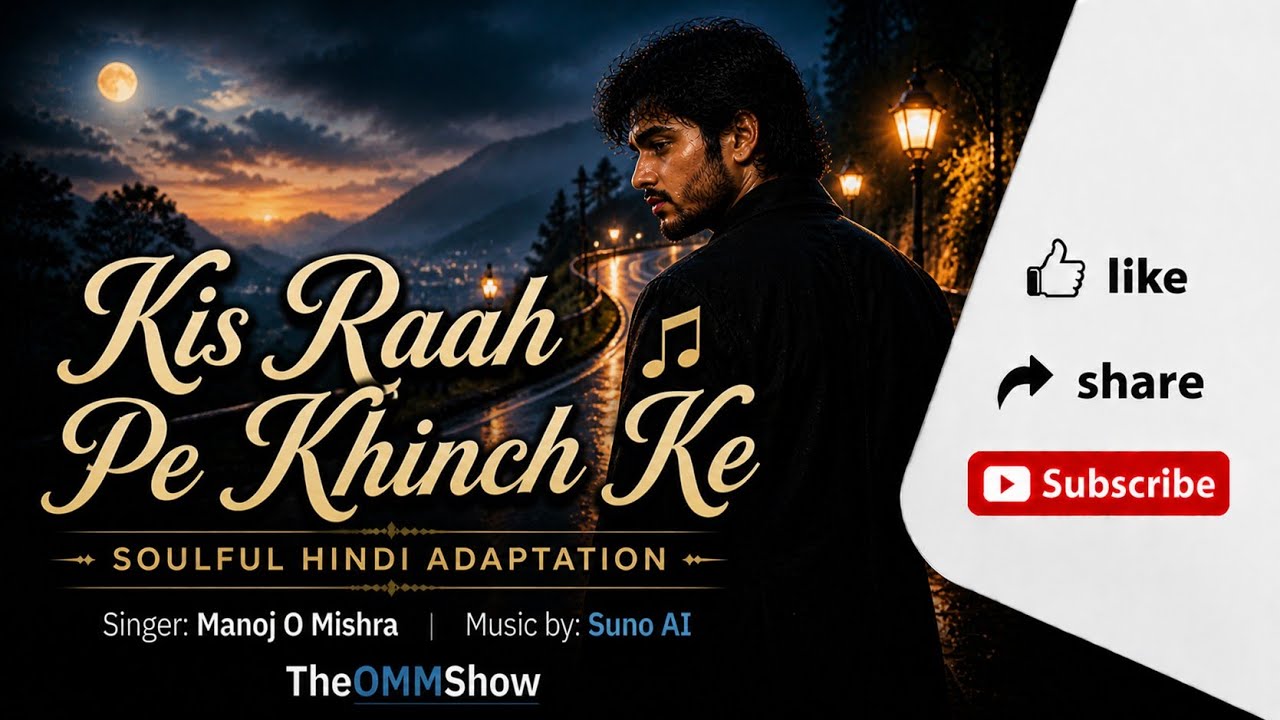 Kis Raah Pe Khinch Ke | Soulful Hindi Adaptation | Manoj O Mishra | TheOMMShow