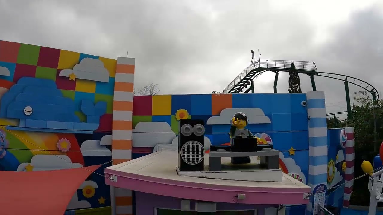 Onride: 'Unikitty&rsquo;s disco drop' 🎡 HD/POV 2022 - Legoland Flordia