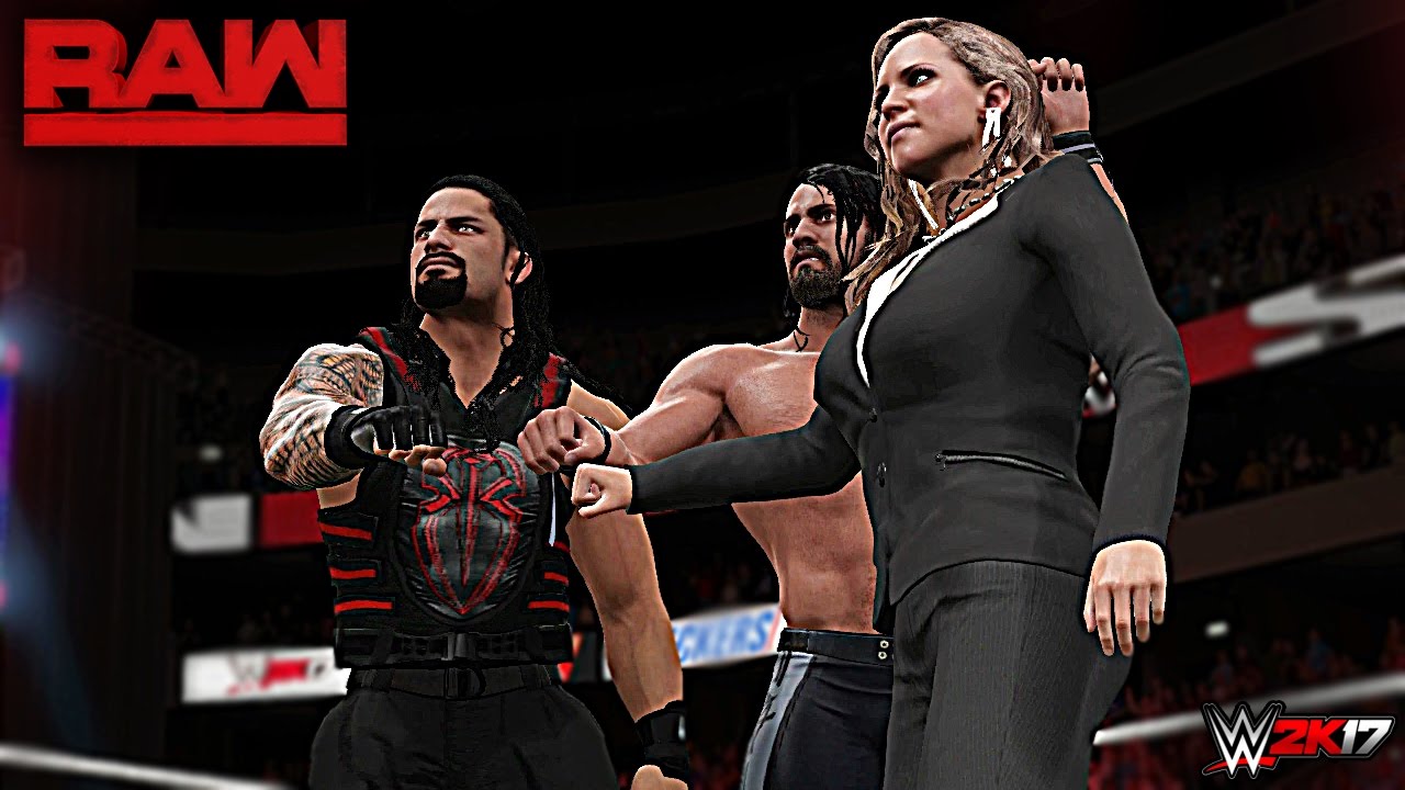 WWE 2K17 Custom Story - Stephanie McMahon joins THE SHIELD ft. WWE Raw 2016 (PS4 & XBOX ONE)