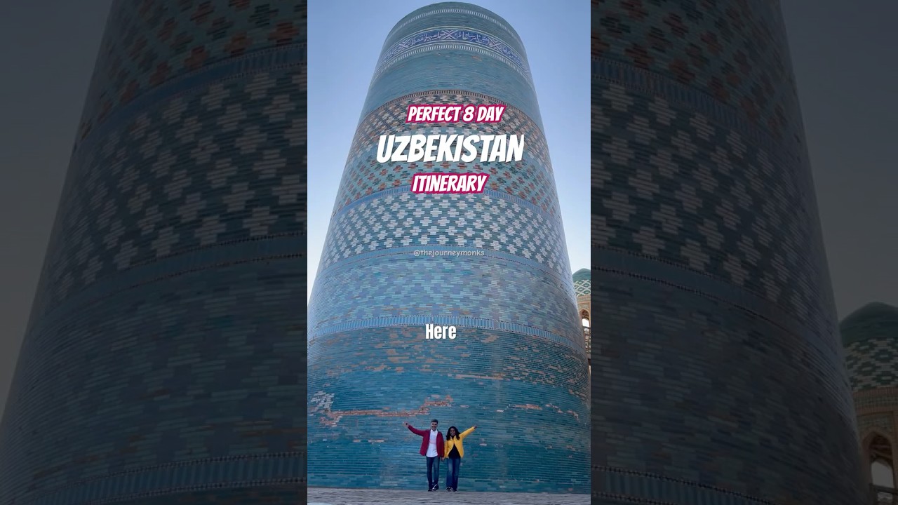 Perfect 8 day Uzbekistan Itinerary | Tashkent Khiva Bukhara Samarkand Plan #travel #uzbekistan