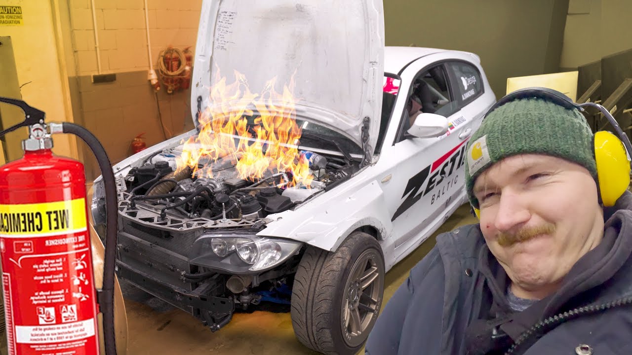 Užsidegė Mašina ir DYNO Fiasko. Sukam V8 Iki 7.5k Rpm