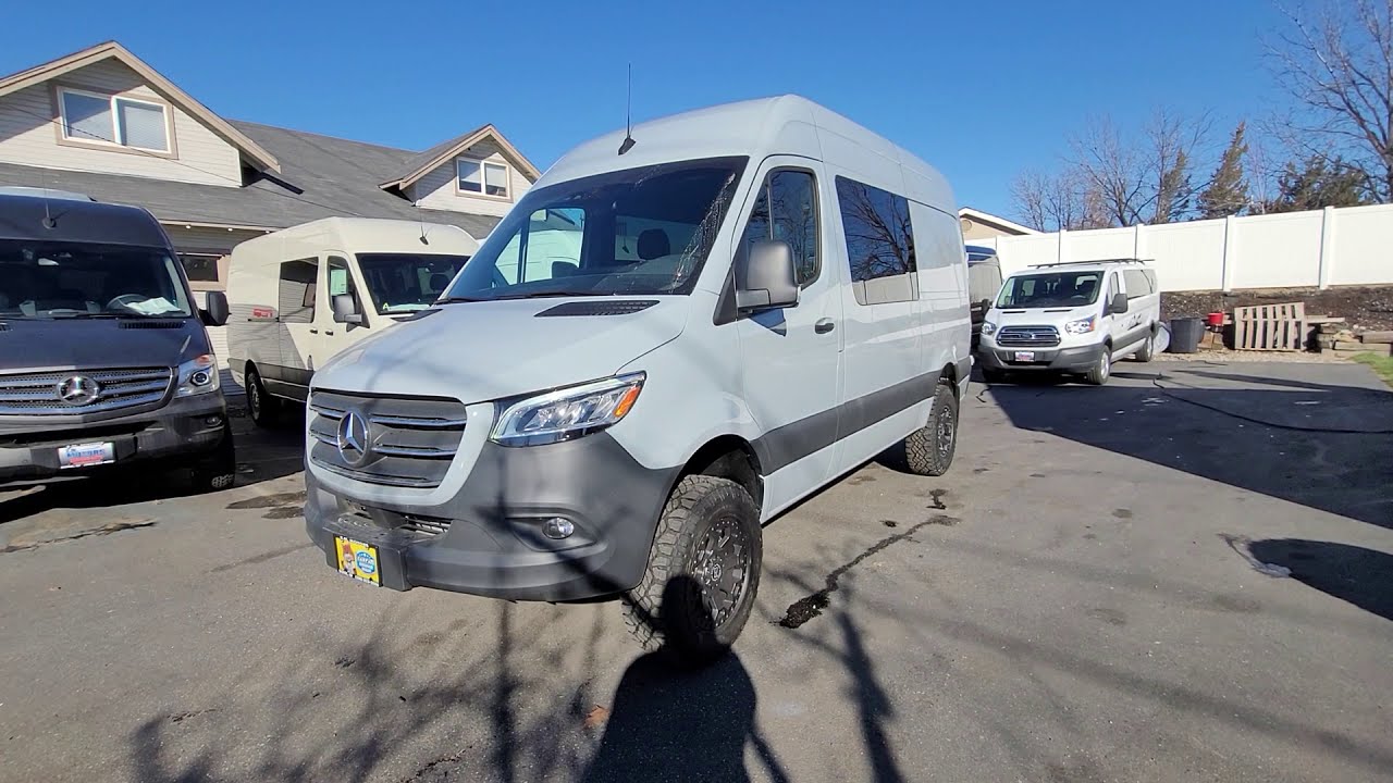 2020 Mercedes-Benz Sprinter 4x4 Highroof 144 Crew in Silver Grey