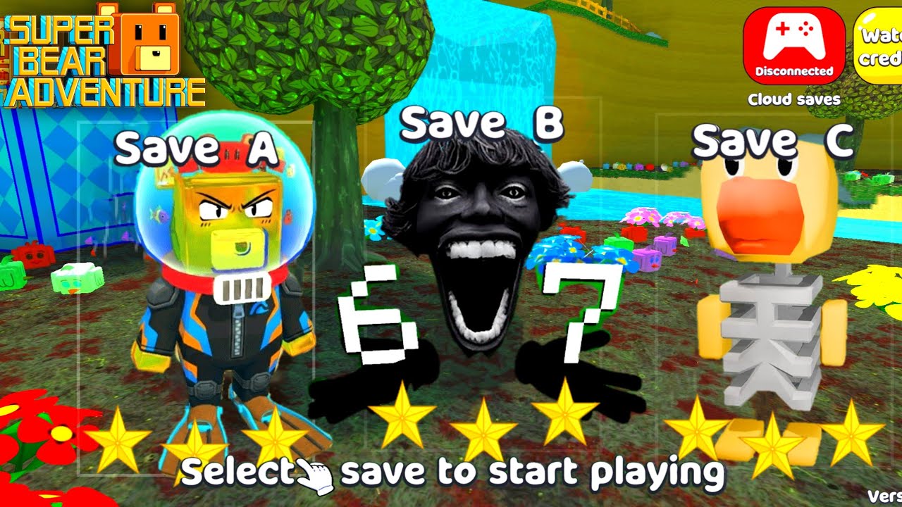 Secret 67 Character VS Baaren's Brother in The Hive - Super Bear Adventure Gameplay Walkthrough