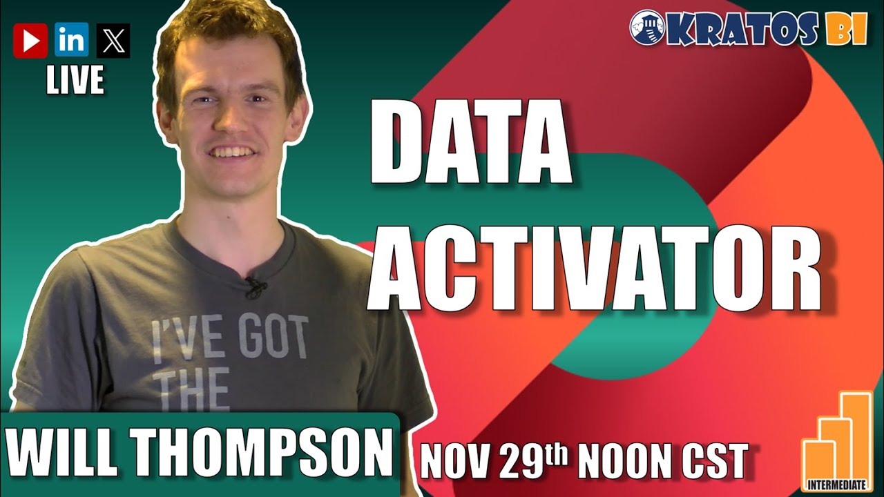 How to Use Data Activator - Live with Will Thompson! - Intermediate