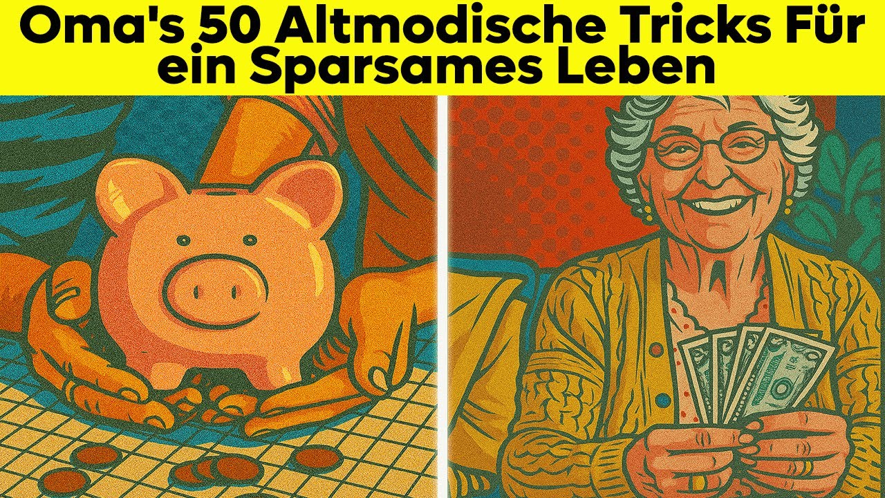 Oma's 50 Altmodische Tricks Für ein Sparsames Leben, Die Immer Noch Funktionieren!