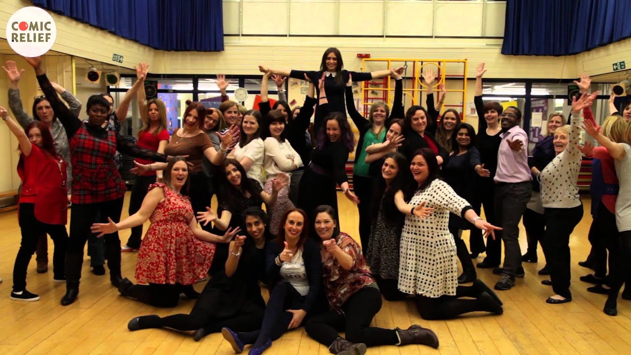 Uptown Funk Flash Mob for Comic Relief Summerswood