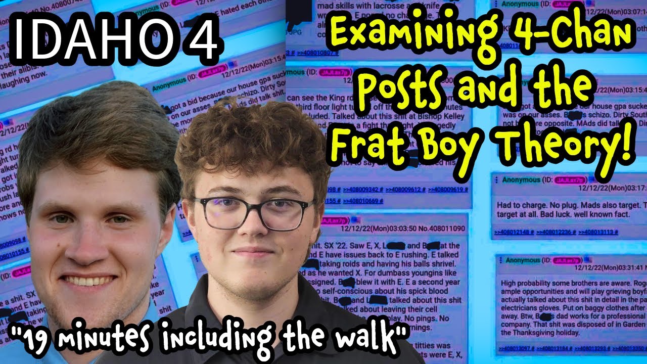 IDAHO 4: THE INFAMOUS 4-CHAN POSTS & FRAT BOY THEORIES!!!!! - Murder Metal Mayhem