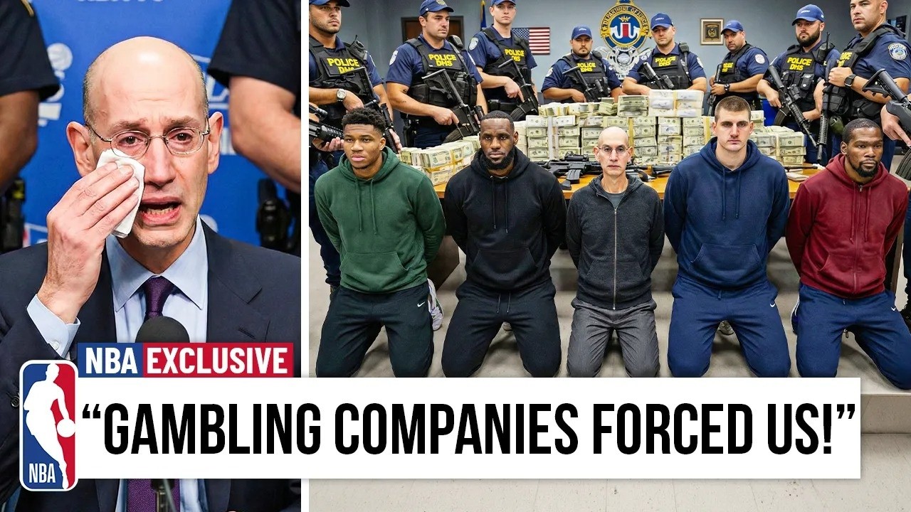NBA SUSPENDED After Adam Silver Caught Paying Players In Massive Gambling Scam