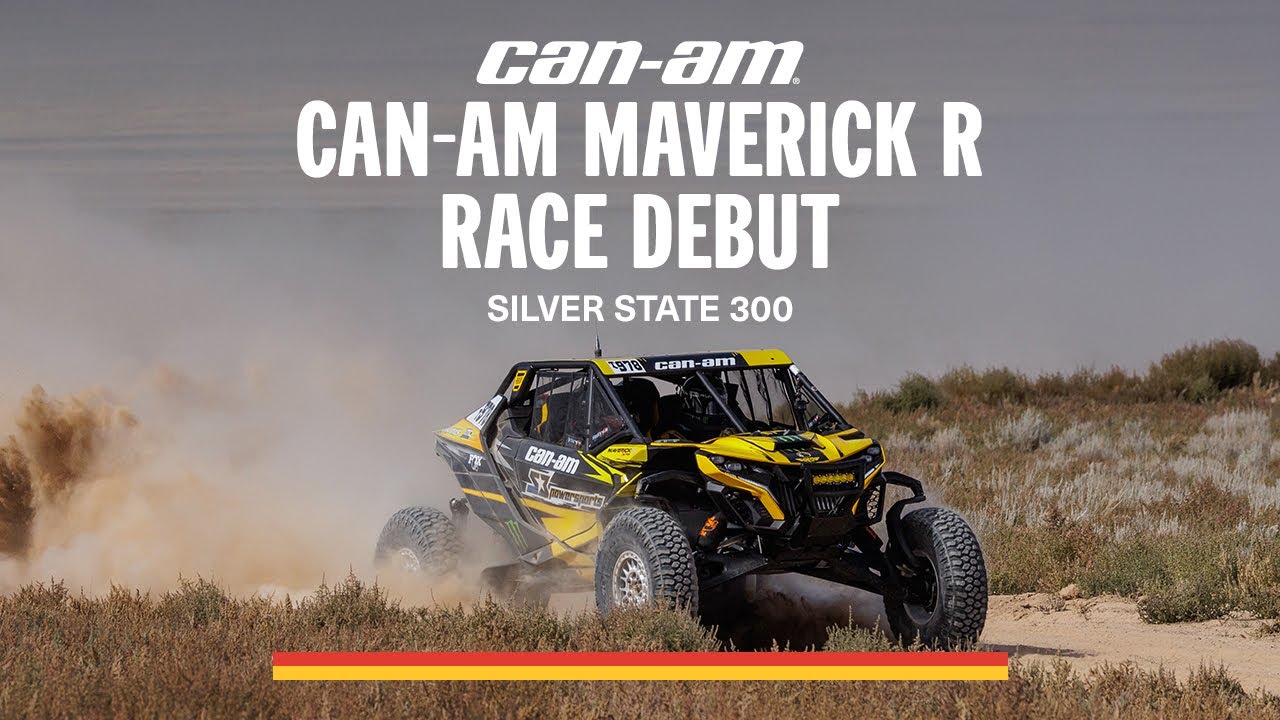 The FIRST EVER Race of the New Can-Am Maverick R at The Silver State 300