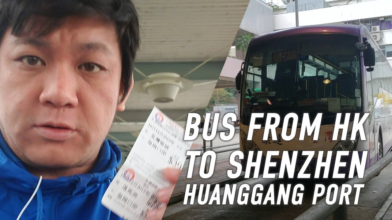 Bus from Hong Kong to Shenzhen Huanggang Port China #travel #hongkong #shenzhen