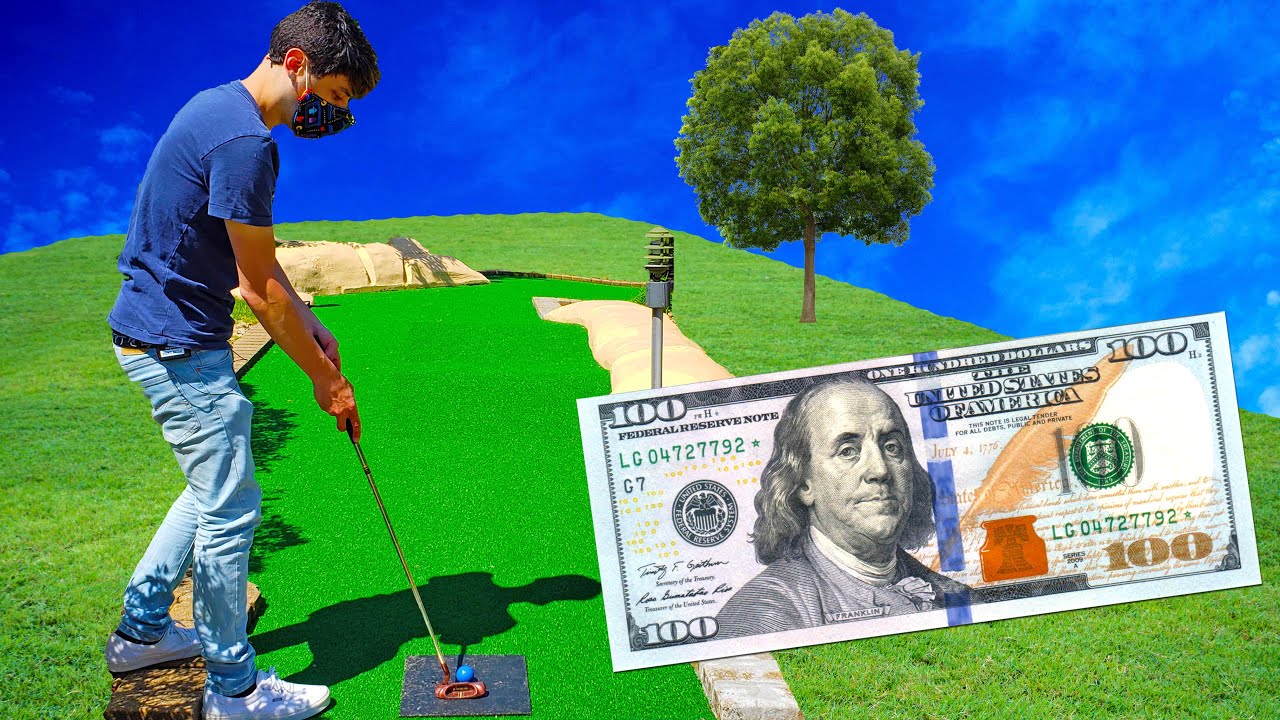 Miniature Golf Challenge - Winner Gets $100 | Let's Play Mini Golf for REAL! Lighthouse Course