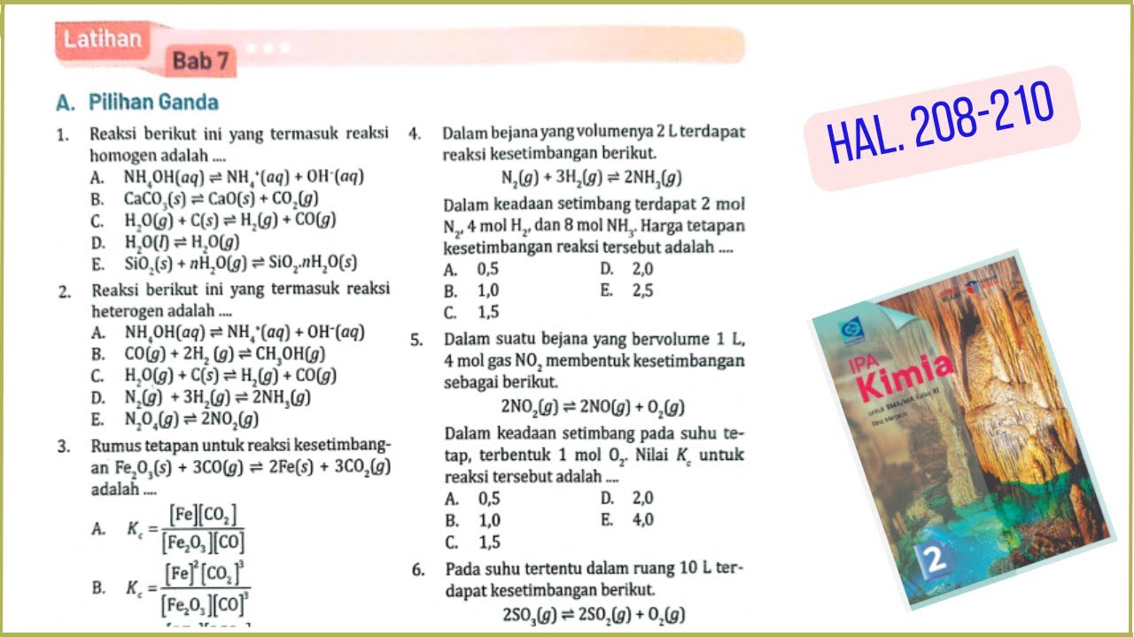 Pembahasan Soal Akhir BAB KESETIMBANGA KIMIA - Grafindo