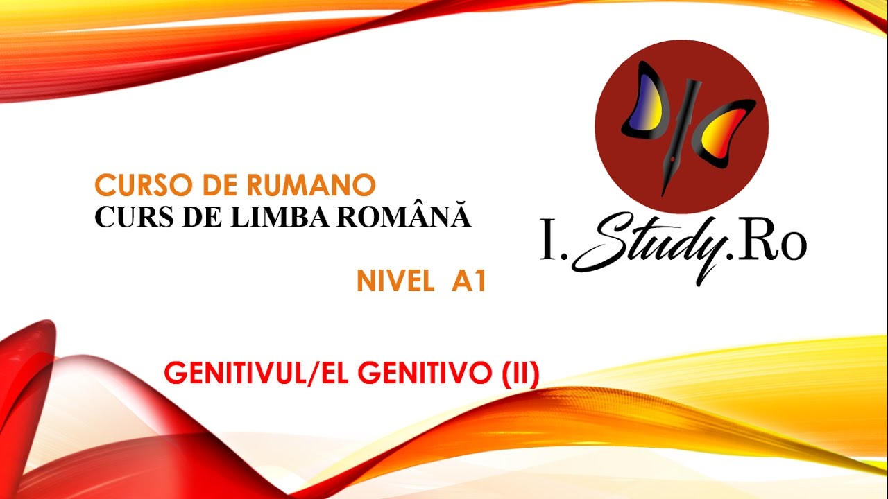 EL GENITIVO en rumano (2) | 📚CURSO para APRENDER RUMANO nivel A2 ✅  #42  I Study Ro