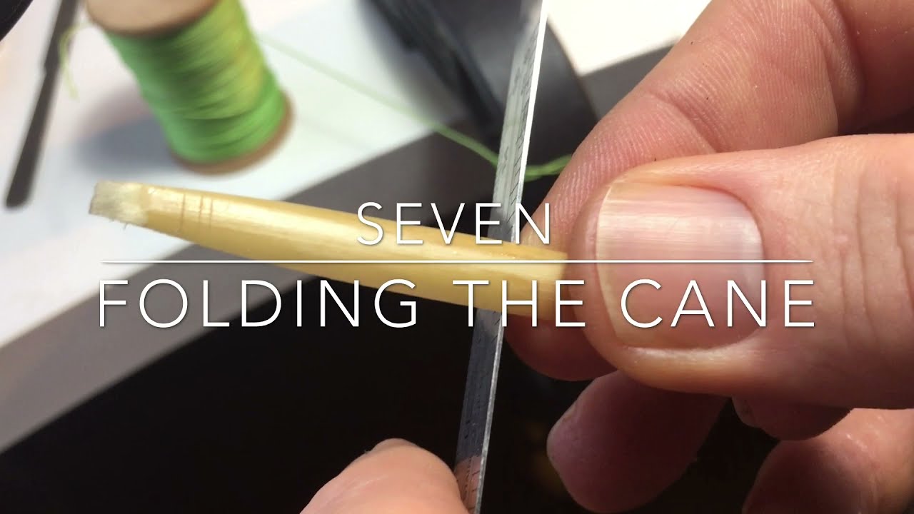 Folding the oboe cane