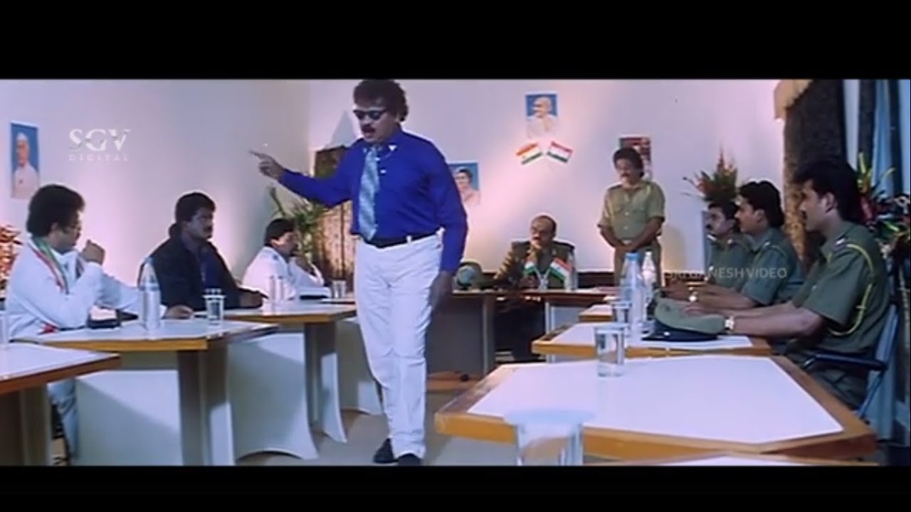 Police Tiger Prabhakar Brilliant Investigation To Catch Culprit | Mysore Huli Kannada Movie Scene