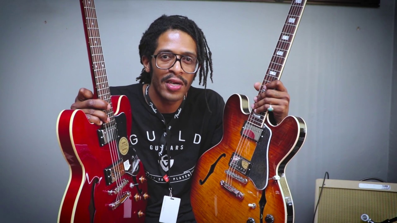Сравнение звучания Gibson Memphis ES-335 и Epiphone Dot.