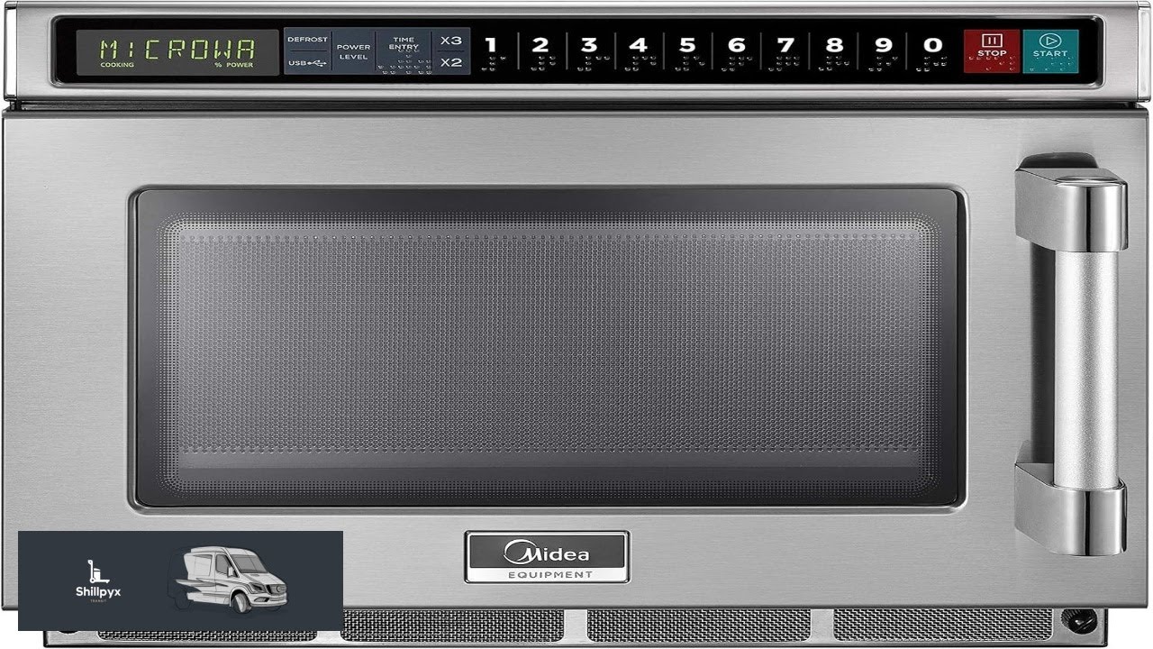 Midea Equipment 2117G1A Commercial Microwave 2100 Watts Stainless Steel