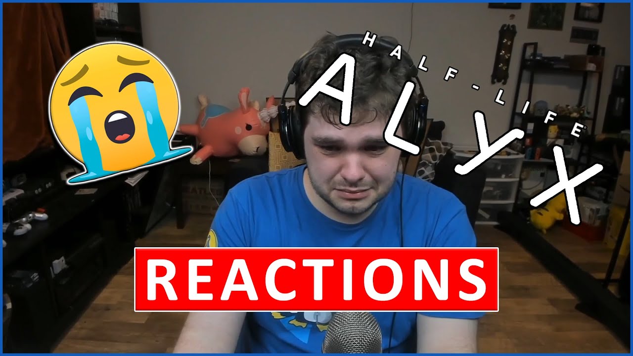CRIES IN THE END - Half-Life Alyx: TylerMcVicker's Full Gameplay Reactions - Valve News Network