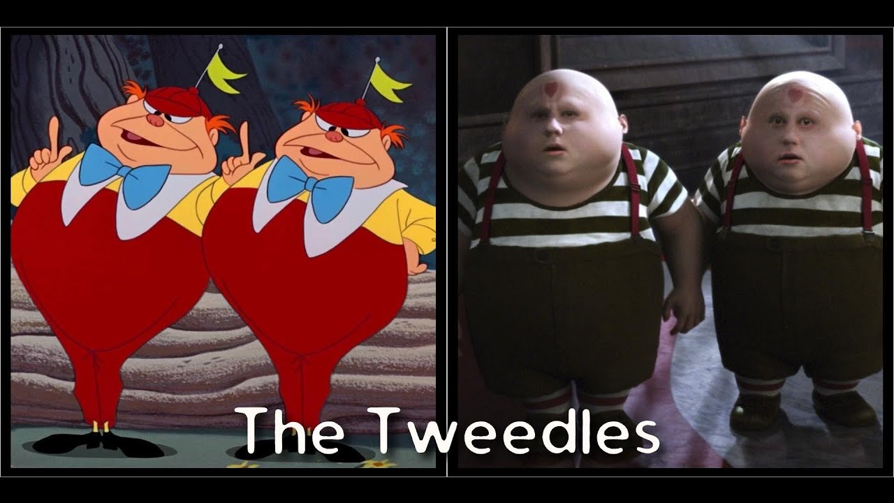 Tweedle Dee and Tweedle Dum Evolution (Alice in Wonderland)