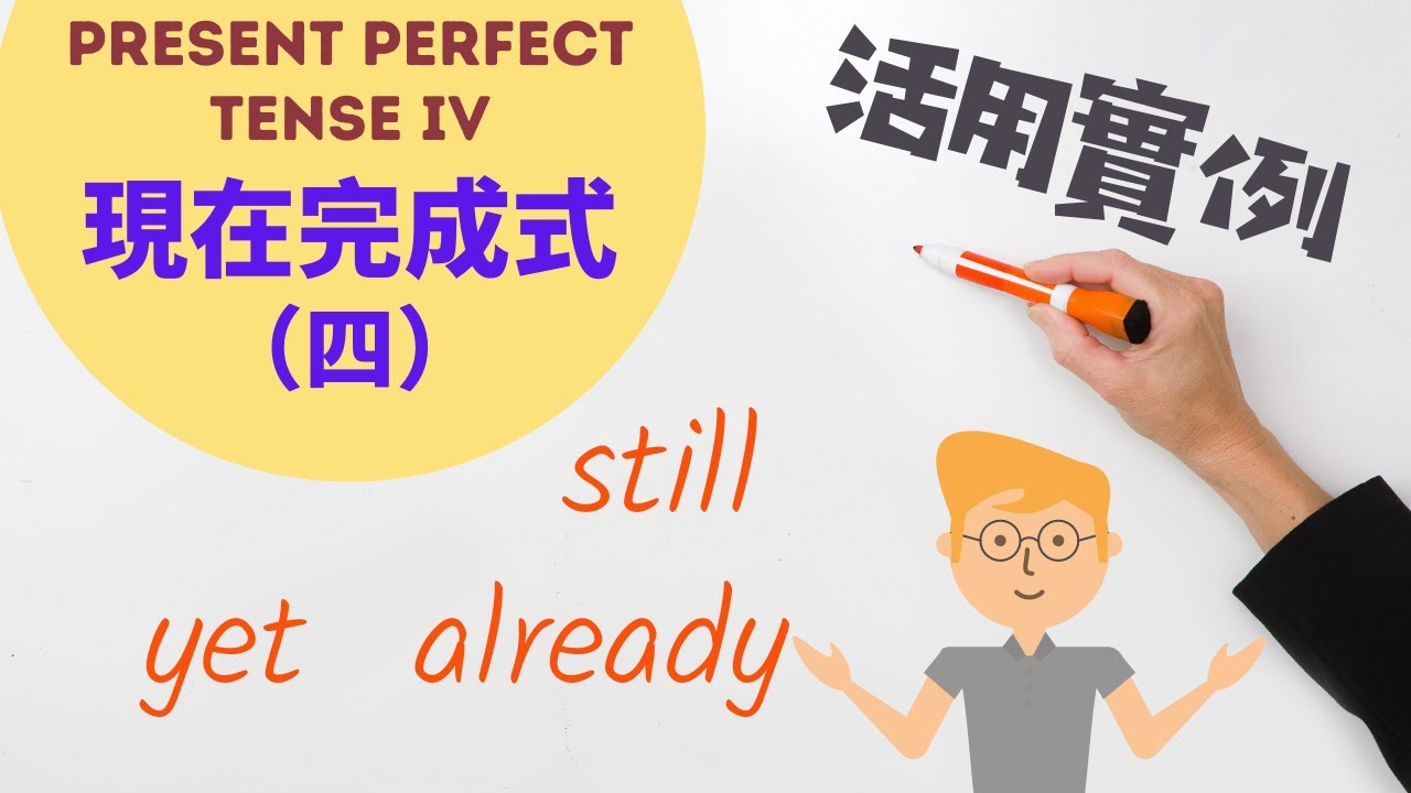 現在完成式4 – already, yet, still [粵語講解] | 看到最後有練習 | Present Perfect Tense 4  #基礎英文 #現在完成式 #簡單過去式 #動詞時態