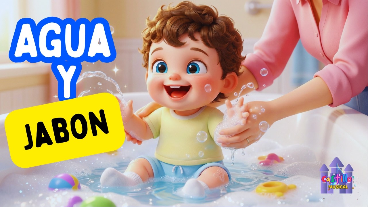 Agua y Jabón 🫧🚿 | Canción Infantil del Baño | Chiqui Chiqui | Música para Niños y Bebés