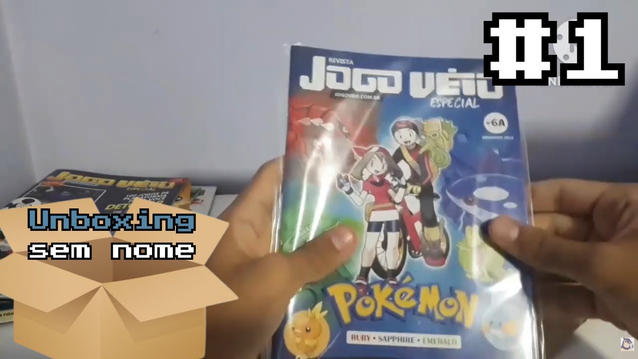UNBOXING SEM NOME: Revista da JOGO VÉIO