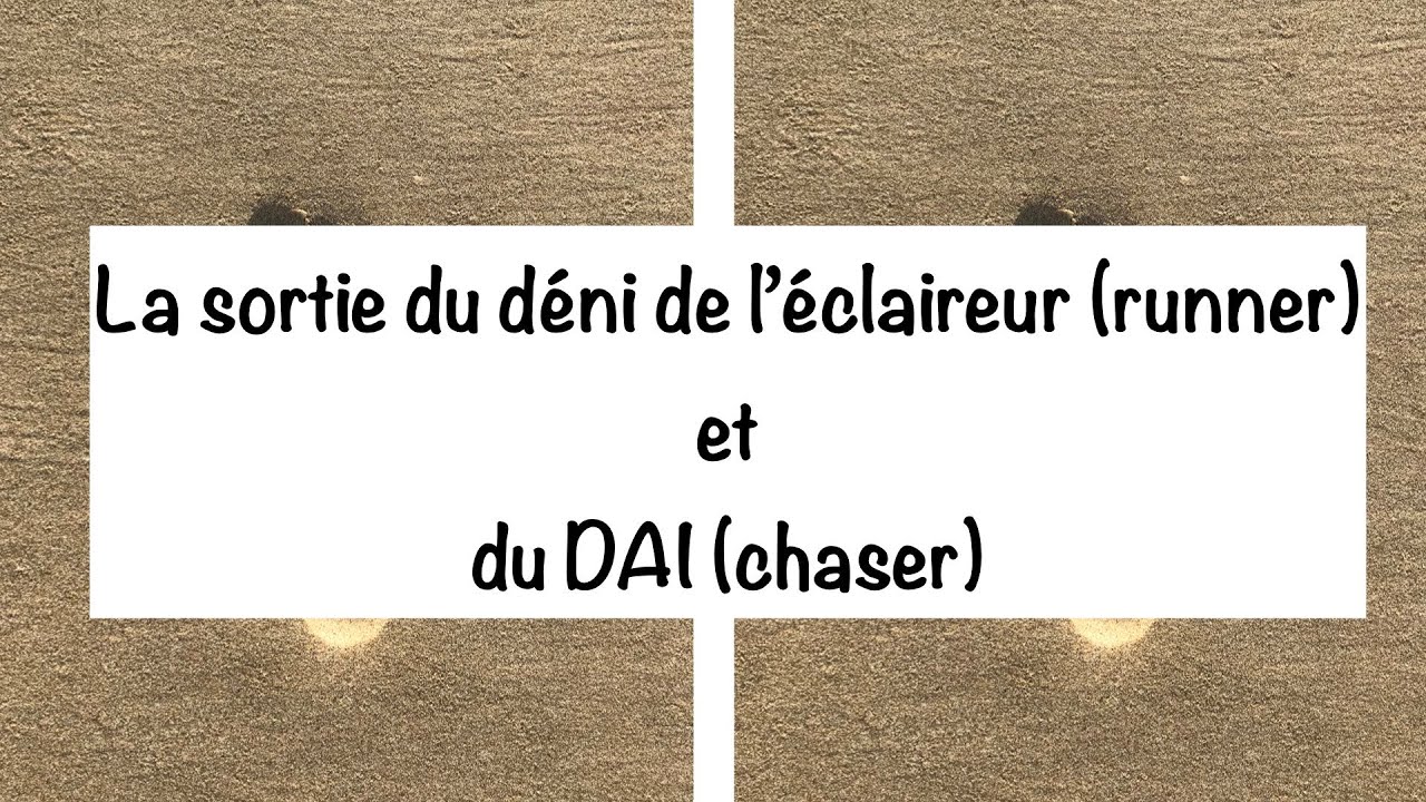 Flamme Jumelle : La sortie du déni de l'éclaireur (runner) et du DAI (chaser)