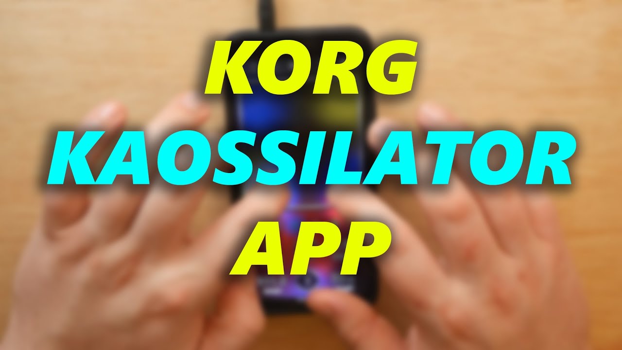 Trying Korg Kaossilator App for the First Time!