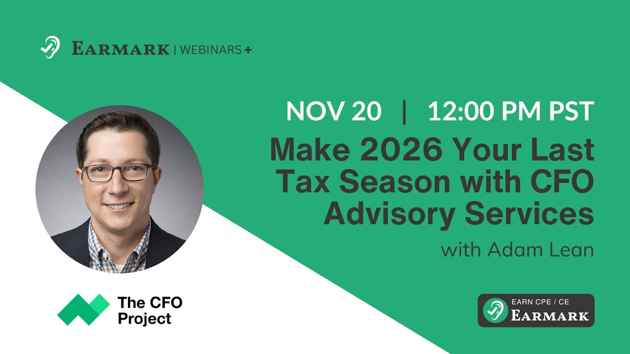 Make 2026 Your Last Tax Season with CFO Advisory Services