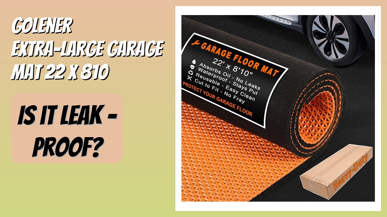 REVIEW (2026): Golener Extra-Large Garage Mat 22 x 810. Features