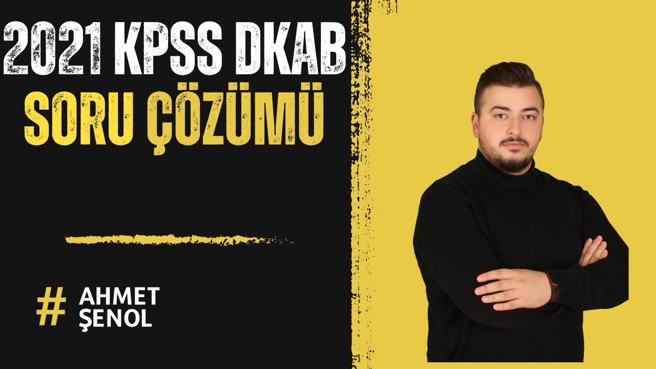 2021 DKAB Çıkmış Soru Çözümü| ÇIKMIŞ SORU ÇIKACAK SORUDUR!