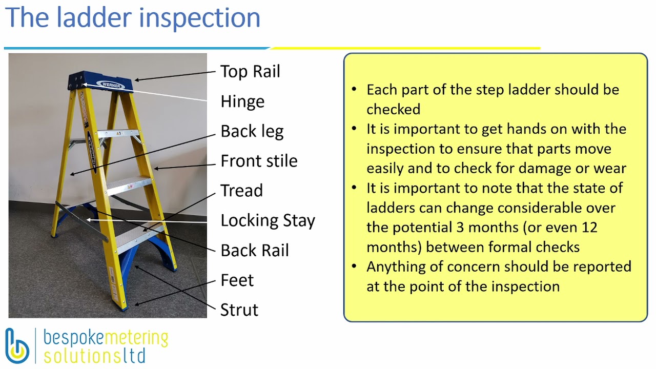 Ladder Inspection Training