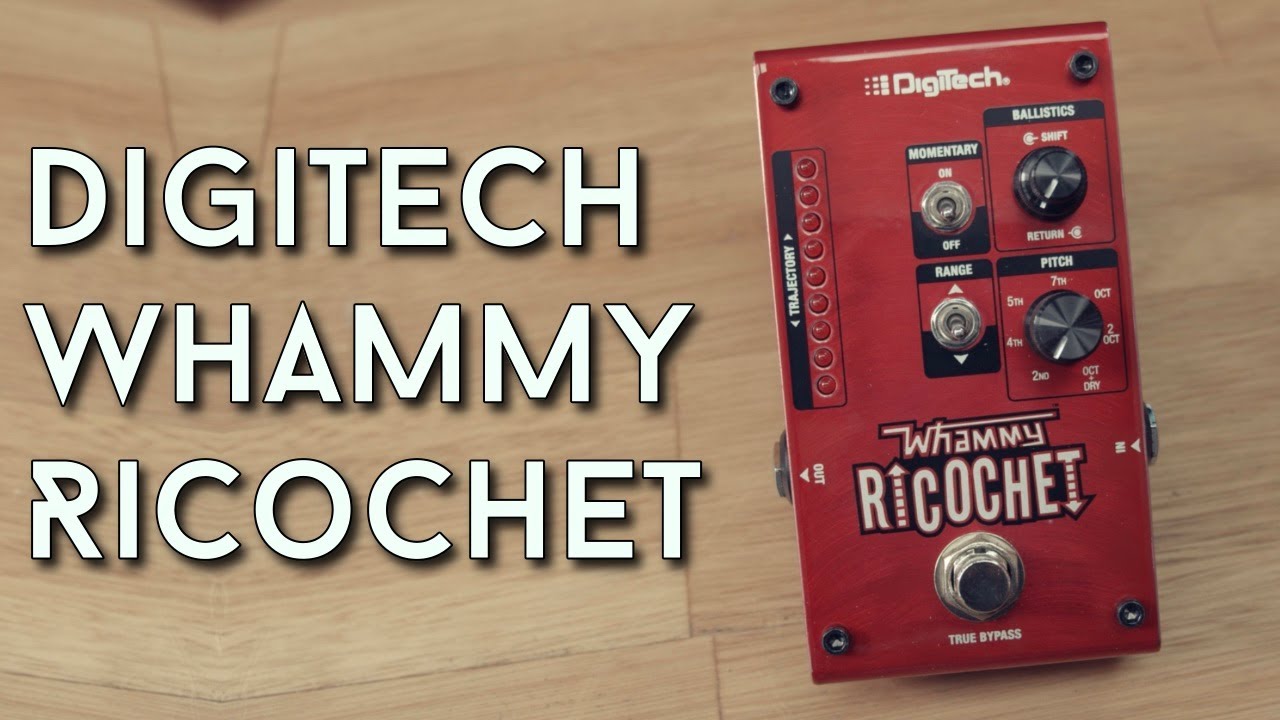 Pitchy pitchy bendy magic for your feet! Digitech Ricochet