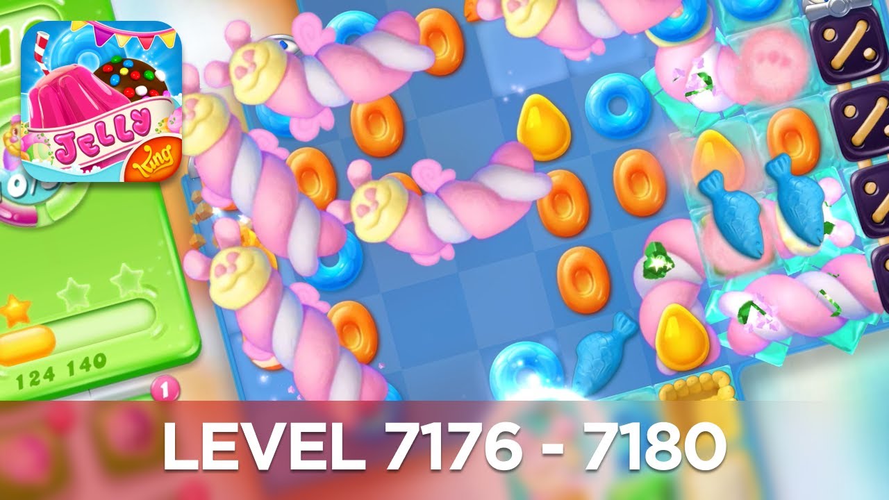 Candy Crush Jelly Saga 4K (Level 7176 - 7180)