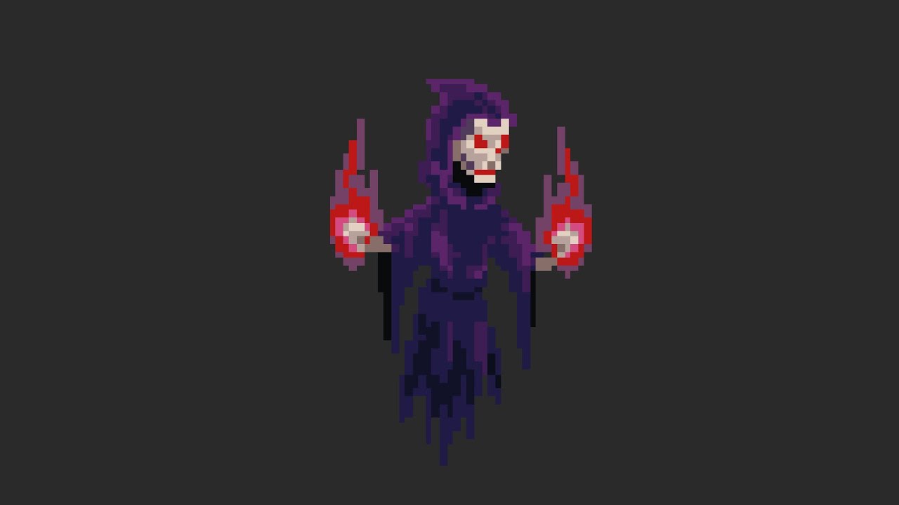 Timeplapse Pixel Art - Mago Esqueleto (GAME KEY)