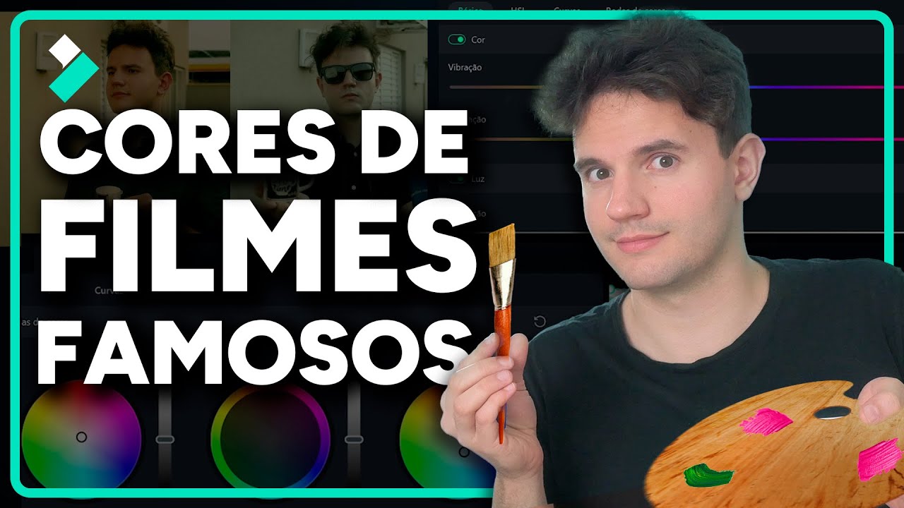 Como TRANSFORMAR simples VÍDEOS em FILMES com CORREÇÃO de COR! | Wondershare Filmora