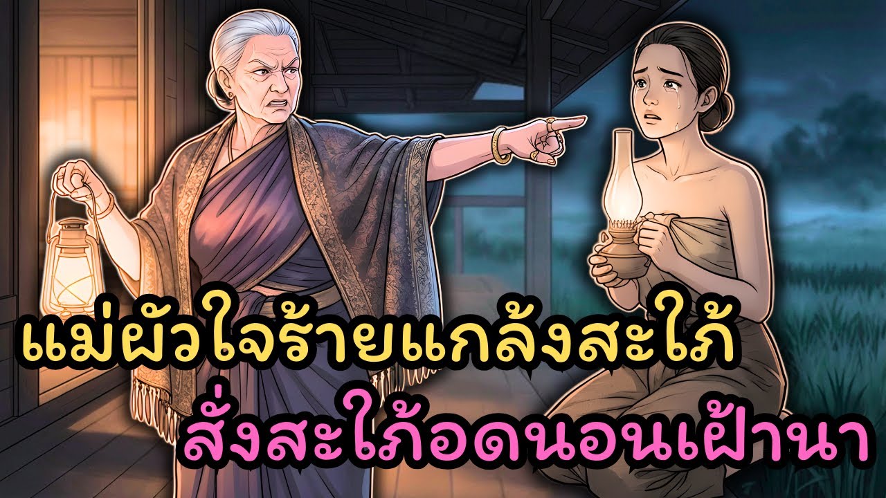 แม่ผัวบังคับสะใภ้เฝ้านาคนเดียวกลางดึก แต่ตอนจบกลับทำให้แม่ผัวต้องสำนึกผิด