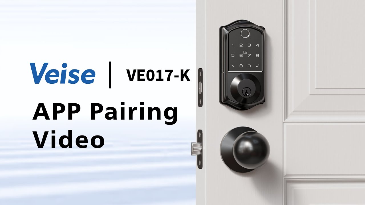 Veise VE017-K APP Pairing Video