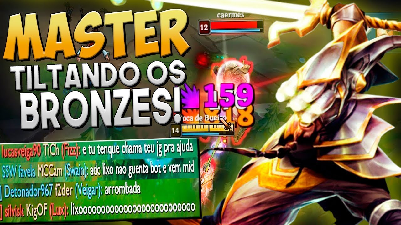 TILTARAM TANTO QUE O JUNGLER INIMIGO KITOU E GERAL QUERIA TIRAR X1 - MASTER YI JUNGLE - RodiL