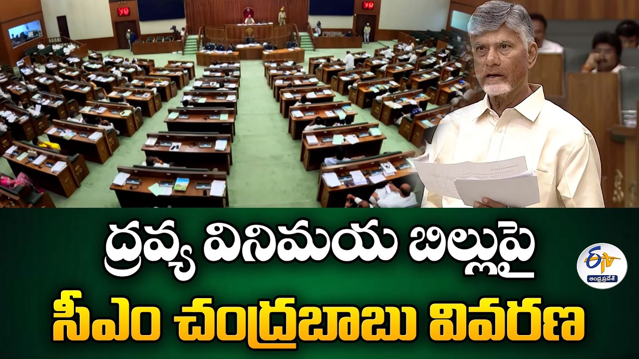 ద్రవ్య వినిమయ బిల్లుపై సీఎం చంద్రబాబు వివరణ | CM Chandrababu Speaks on Appropriation Bill | Assembly